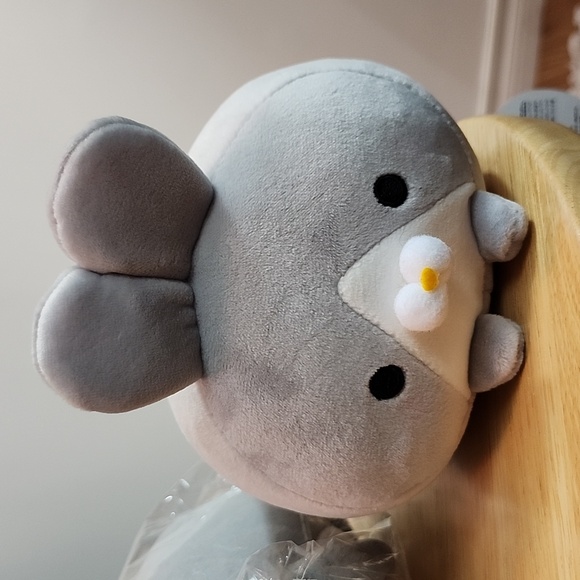 NWT round Bunny and Dolphin Plushies - Picture 3 of 8